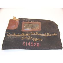 UNITED STATES NATIONAL BANK OF OREGON MONEY DEPOSIT BAG S14520
