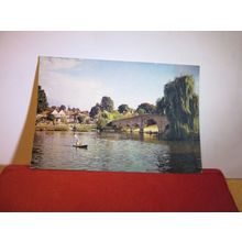 THE BRIDGE, SONNING, READING, BERKSHIRE unused postcard dated 1965 =