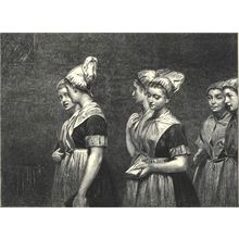 SUNDAY MORNING 1872 George Elgar Hicks VICTORIAN ENGRAVING