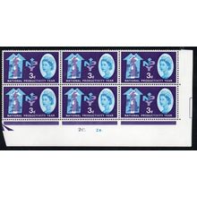 Sg632 3d N.P.Y. IN CONTROL BLOCK OF 6 FRESH MINT NEVER HINGED (BSC)