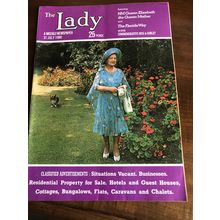 THE LADY MAGAZINE 31st JULY 1980 FEATURING HM QUEEN ELIZABETH THE QUEEN MOTHER