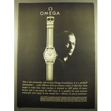 1961 Omega Constellation Watch Advertisement - Remarkable, self-winding