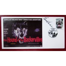 EDWARD HARDWICKE SIGNED SHERLOCK HOLMES First Day Issue 1998 HOUND BASKERVILLES