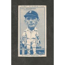 CC Turf Famous Cricketers 1950 #1 Cyril Washbrook Lancashire