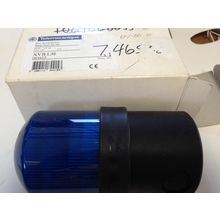 NEW TELEMECANIQUE XVBL36 BLUE STEADY BEACON BA15D10W MAX. UE:12...230V,DB