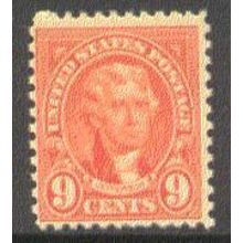 641 9c Thomas Jefferson Average Plus MNH Q1846