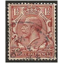 1912 SG365 1 1/2d Yellow-Brown Fine Used . .. .