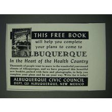 1949 Albuquerque New Mexico Ad - Help Complete Your Plans