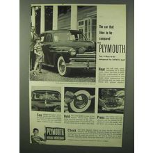 1949 Plymouth Cars Ad - Be Compared