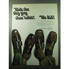 1969 Sears Shoes Ad - Kick The Shy-Guy Habit