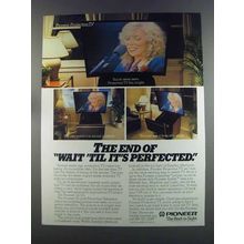 1982 Pioneer LS-501 TV & LaserDisc Ad - Joni Mitchell