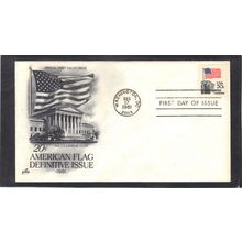 FDC Art Craft 1895 20c Flag (Cachet-U/A) CV00201