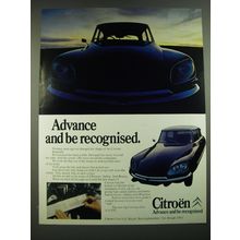 1968 Citroen Cars Ad - Advance and be recognised