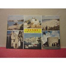 multiview, TENBY, Wales unused postcard by Archway #