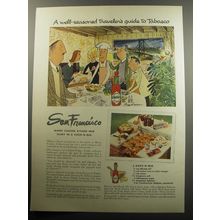 1957 Tabasco Sauce Ad - San Francisco where chicken attains new glory