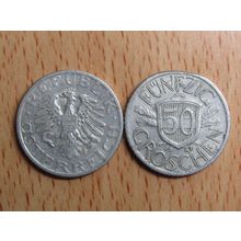 Austria 1947 50 Groschen Coin