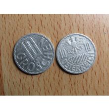 Austria 1977 10 Groschen Coin