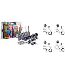 4 WALKIE MIDLAND G9 PRO WORK EDITION CON MALETA CARGADOR BATERIAS Y AURICULARES