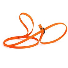 Dog Pet Waterproof Slip Lead - W3/8" x L5' - Hunter Orange