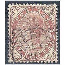 1880 SG167 1 1/2d Venetian Red Fine Used Liverpool Cancel.