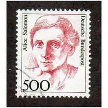 GER 1986 500pf 'FAMOUS WOMEN -ALICE SOLOMON' FINE USED (EBID30-095)