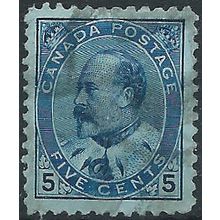 Canada 1903 SG178 5c Blue/Bluish Fine Used.. . .