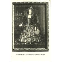Royalty QUEEN ELIZABETH I Hardwick Hall Portrait Postcard