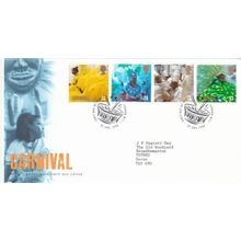 GB 1998 Carnival FDC London W11 Special Cancel with enclosure typed VGC