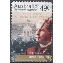 Australia 2001 Michel 2010BC O Cote (2005) 1.00 € Edmund Barton Cachet rond