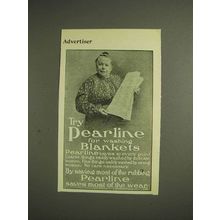 1904 Pearline Detergent Ad - For Washing Blankets