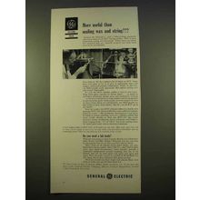1963 General Electric Silicone Ad - Sealing Wax, String