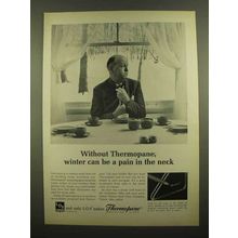 1965 LOF Thermopane Glass Ad - Winter Can be a Pain