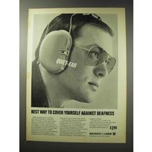 1969 Bausch & Lomb Quiet-Ear Hearing Guard Ad