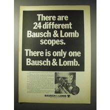 1969 Bausch & Lomb Scope Ad - 24 Different Scopes
