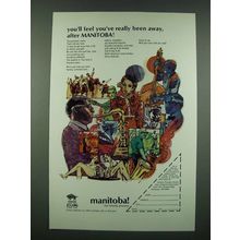 1970 Manitoba Canada Ad - You'll Feel You've Really Been Away