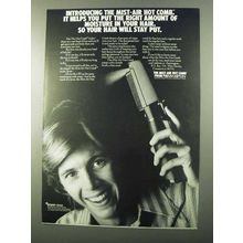 1971 Remington Mist-Air Hot Comb Ad - Moisture in Hair