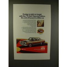 1975 Dodge Dart Special Edition Car Ad - Luxury