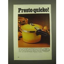 1975 Presto Pressure Cooker Ad - Presto Quicko