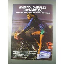 1981 Myoflex Analgesic Crme Ad - When You Overflex
