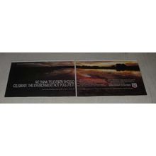 1988 Chevron Oil Ad - We Think Television Should Celebrate the Environment