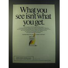 1988 Merit Cigarettes Ad - What you see isn't what you get