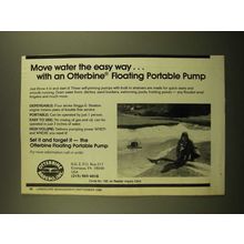 1988 Otterbine Floating Portable Pump Ad - Move Water the Easy Way