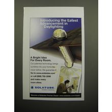 2007 Solatube Skylight Ad - Introducing the latest advancement in daylighting