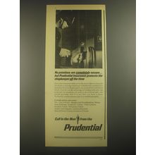 1967 Prudential Insurance Ad - No premises are completely secure