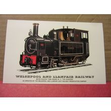 W & L RAILWAY, no 2 STEAM ENGINE collector postcard RAILWAY LOCOMOTIVES no 24 =