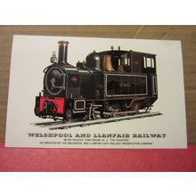 W & L RAILWAY, no 2 STEAM ENGINE collector postcard RAILWAY LOCOMOTIVES no 24