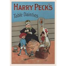 Harry Peck's Table Dainties Advertising Postcard
