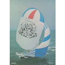 Neptune French 1977 Round The World Race Aluminium Sailing Boat Racing Postcard