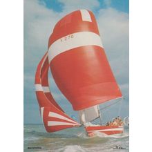 Marionette Southampton Admirals Cup Racing Ron Holland Boat Race 1970s Postcard