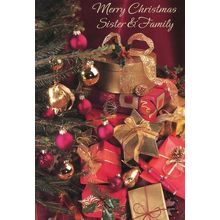 Merry Christmas Sister & Family - 20633